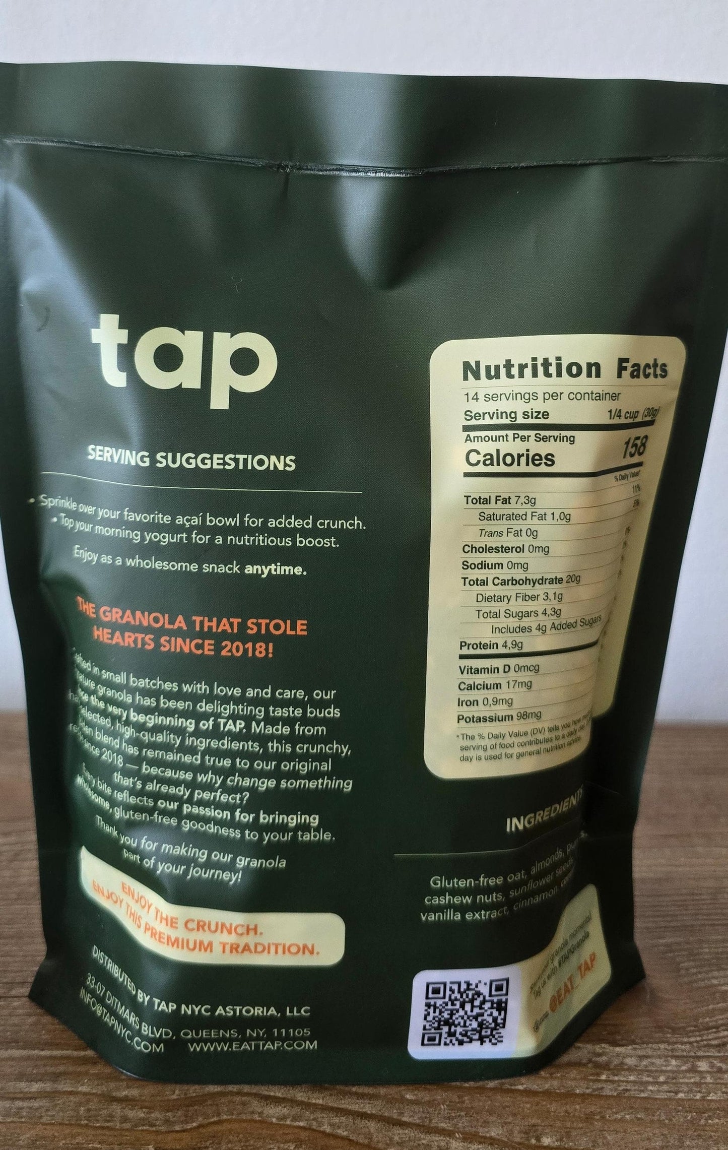 Premium Granola Blend - TAPmade vegan and gluten-free