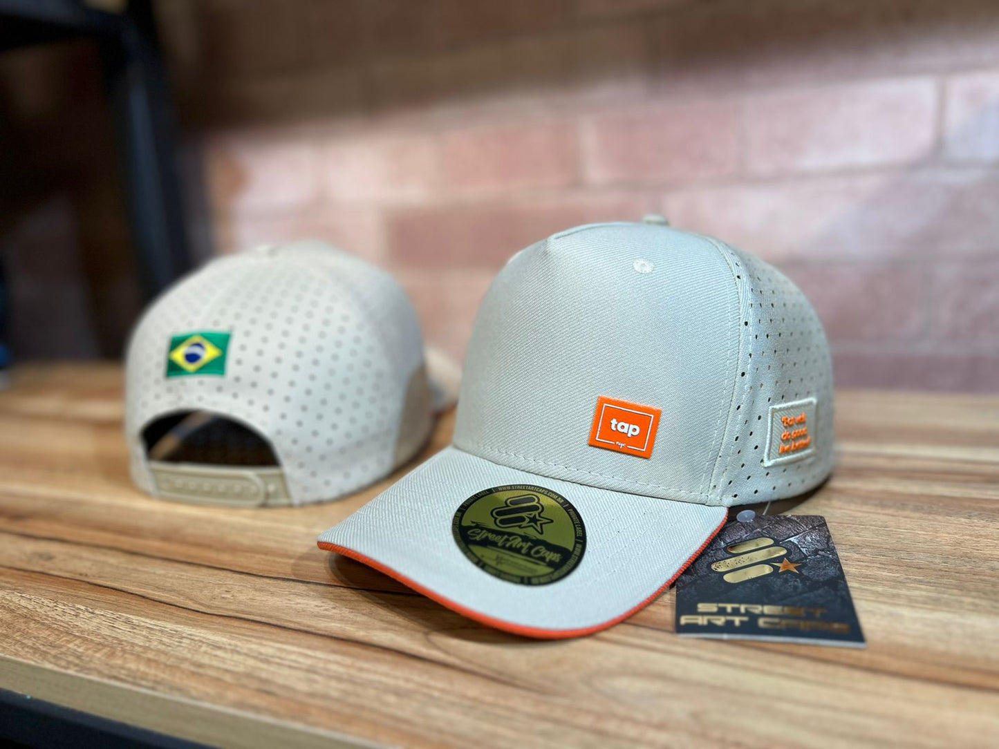 Beige Tap NYC Cap