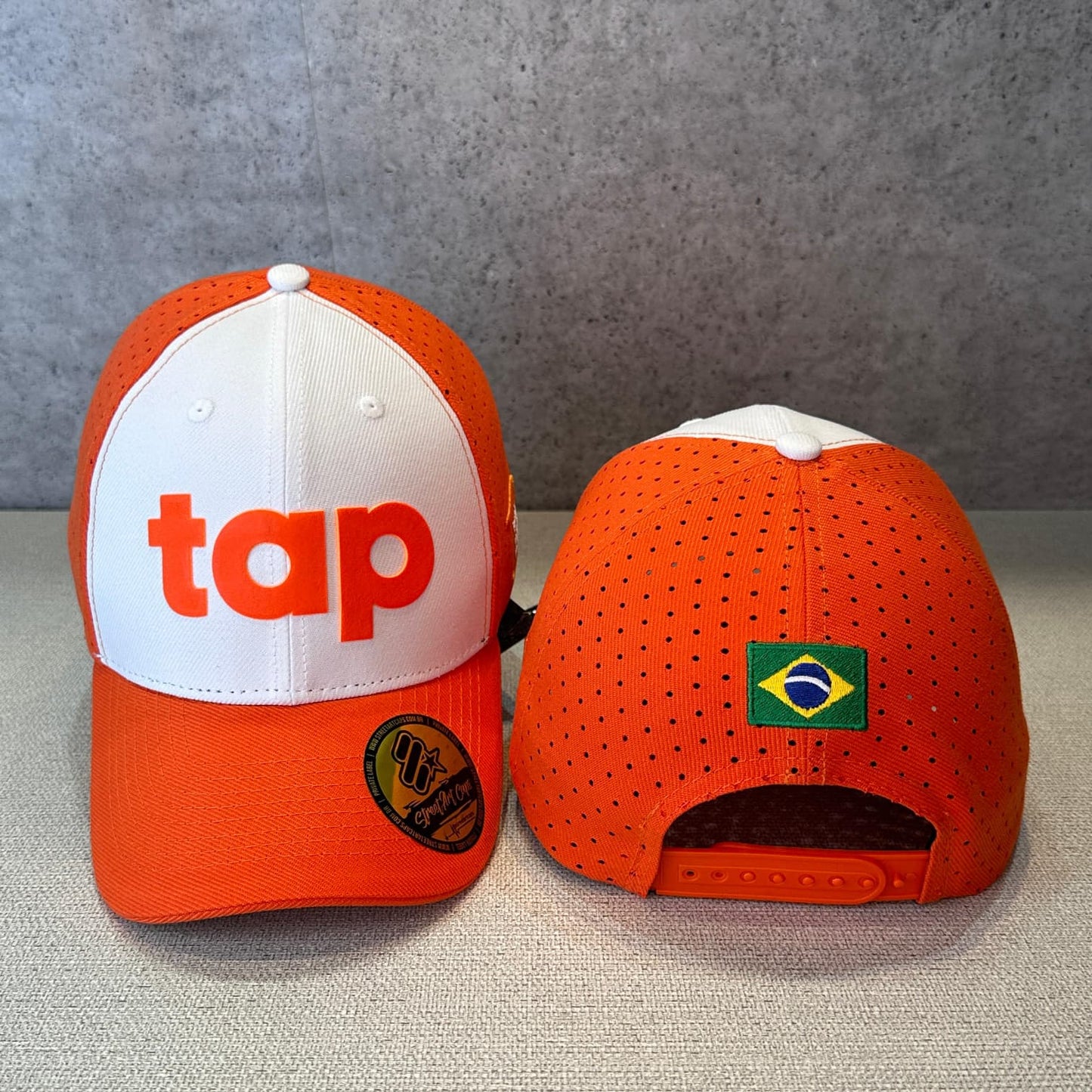 Orange Tap Cap