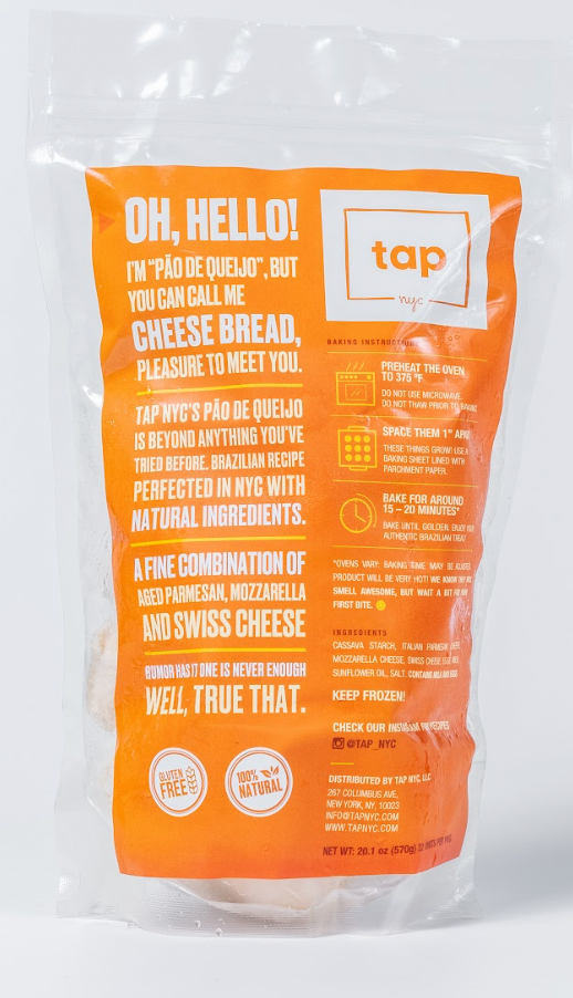 Frozen cheese bread bag - TAP NYC
